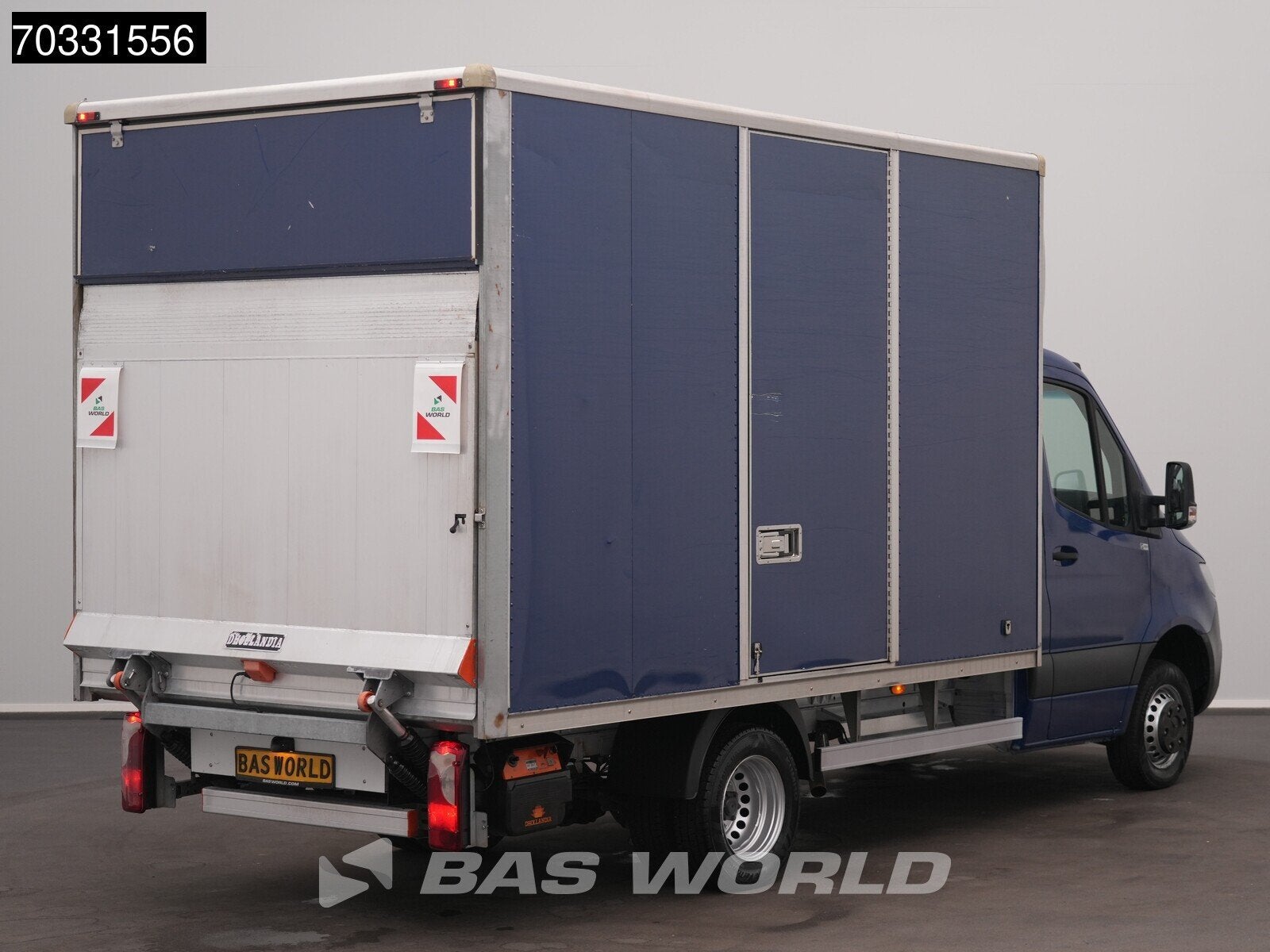 Mercedes Sprinter 515 CDI Dubbellucht Laadklep Bakwagen Zijd, Auto's, Bestelauto's, Stof, Gebruikt, Euro 6, 4 cilinders