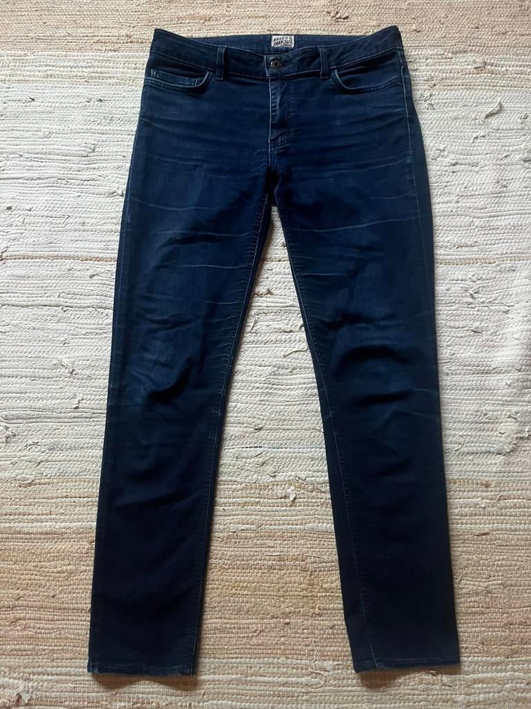 Slim waist jeans van naked & famous denim., Ophalen of Verzenden, Zo goed als nieuw, Blauw, W27 (confectie 34) of kleiner
