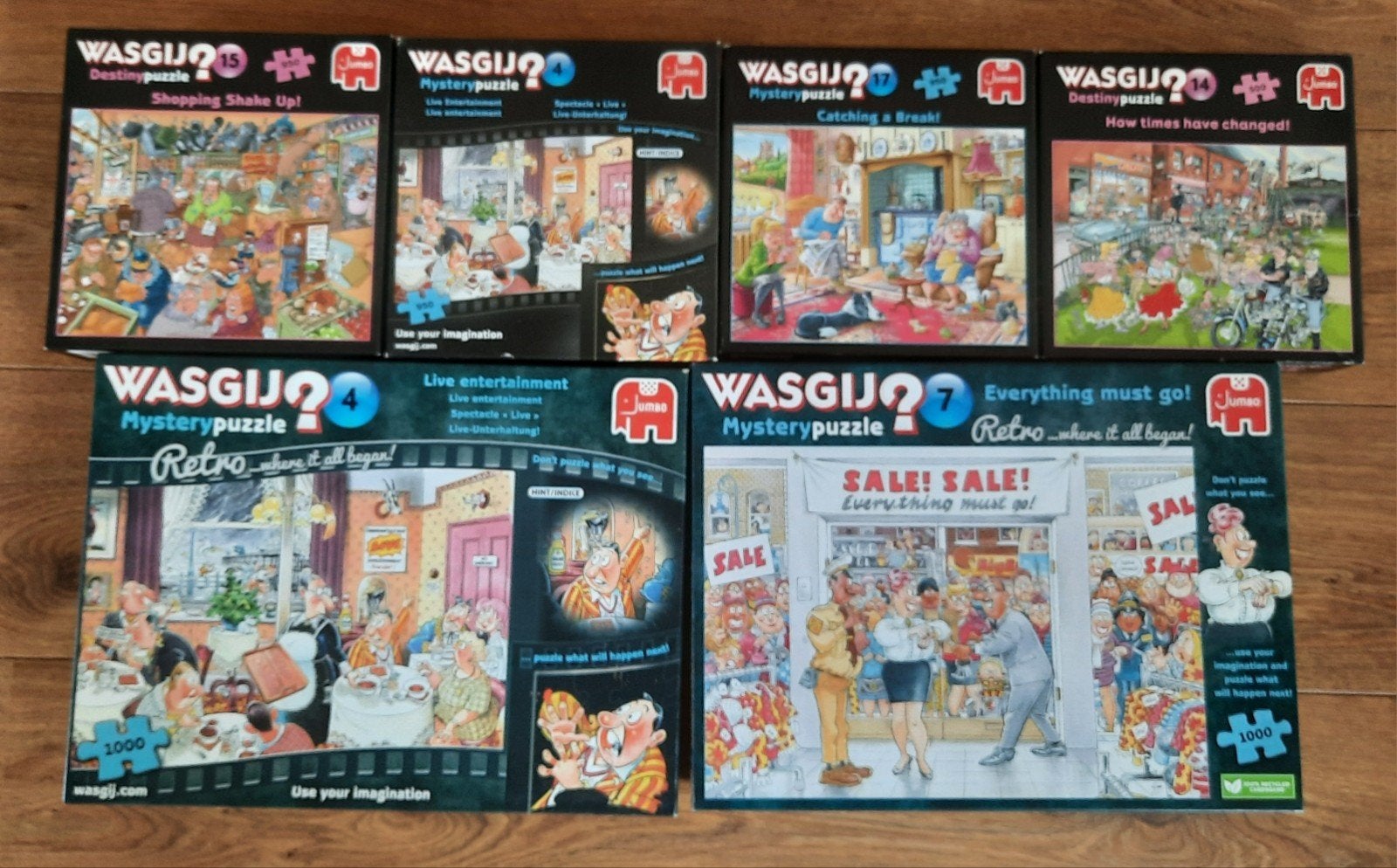 Wasgij puzzels ruilen, Ophalen of Verzenden, 500 t/m 1500 stukjes, Zo goed als nieuw