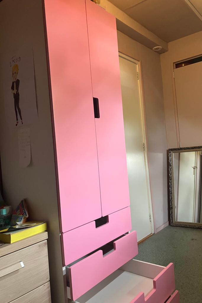 Kast Ikea Stuva roze, Huis en Inrichting, Ophalen, 50 tot 100 cm, Zo goed als nieuw, 150 tot 200 cm