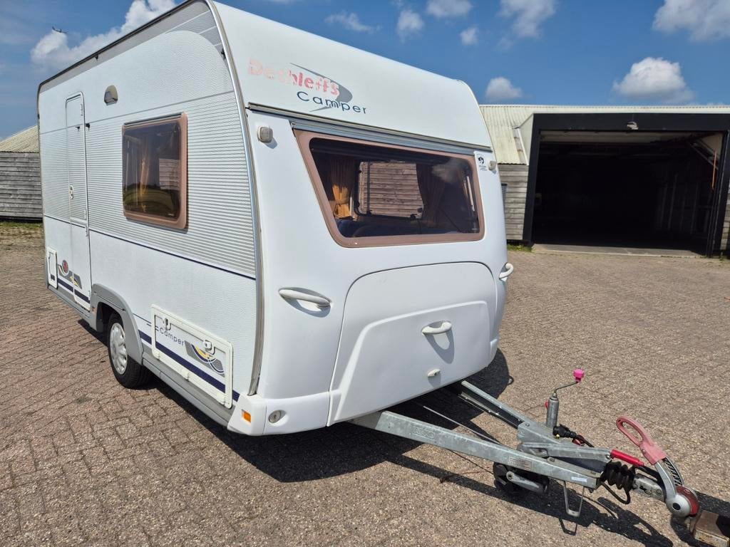 Dethleffs camper 395 HK Mover, Voortent, Rondzit,Eindkeuken, Rondzit, Schokbreker, Tot en met 2, Bedrijf