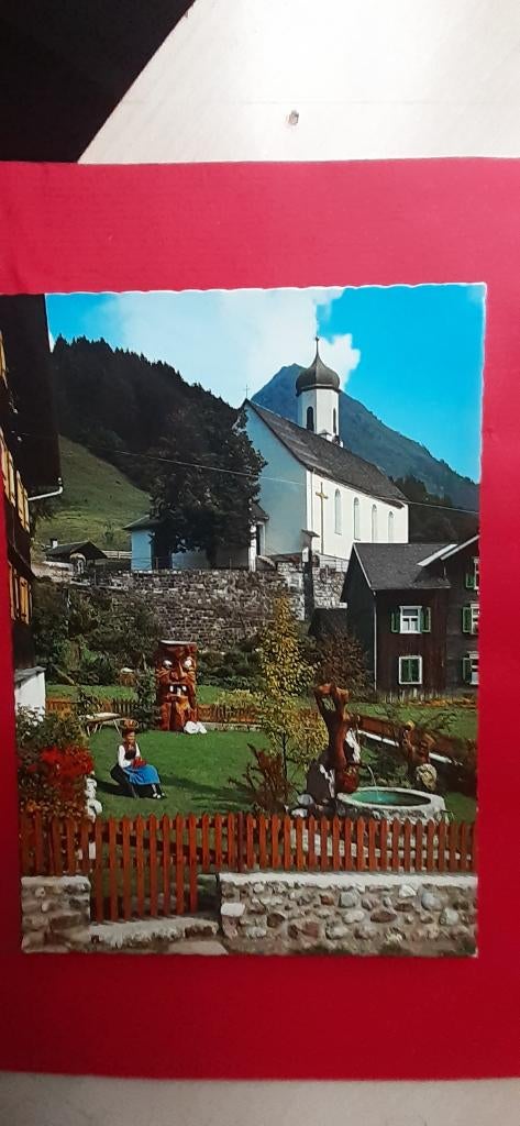 Oostenrijk Ansicht: Indruk uit Schoppenau Bregenzerwald, Verzenden, 1960 tot 1980, Ongelopen, Oostenrijk