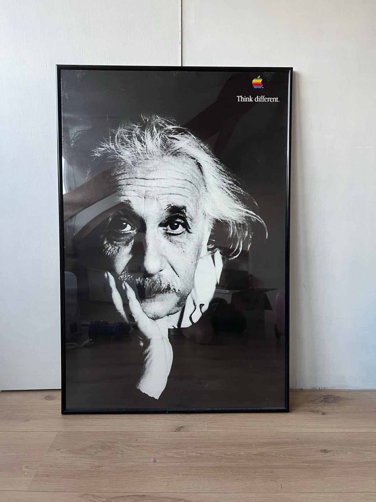 Apple Think Different poster Einstein + lijst, Ophalen, Gebruikt, Oorspronkelijke maker, Foto of Poster