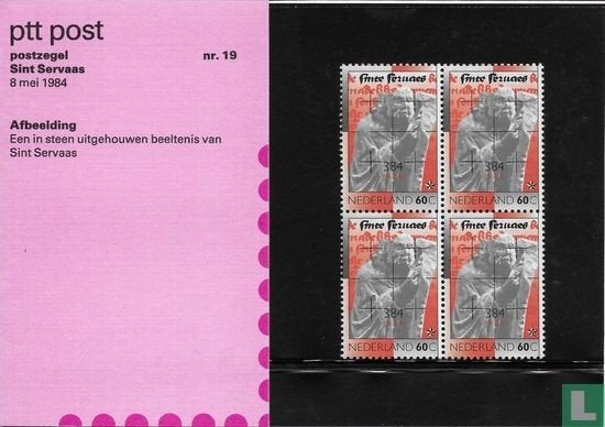 Postzegelmapje M19 Sint Servaas 1984 NL, Ophalen of Verzenden