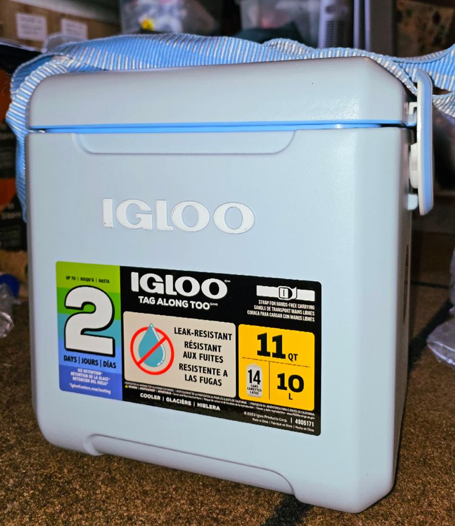 Igloo - Tag Along Too - passieve koelbox 10 liter, Ophalen of Verzenden, Zo goed als nieuw, Koelbox, Koelelement