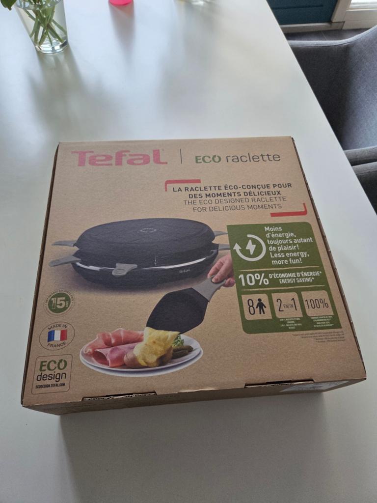 Tefal Raclette Neo Deco Eco Design, Witgoed en Apparatuur, Gourmetstellen, Ophalen of Verzenden, Nieuw