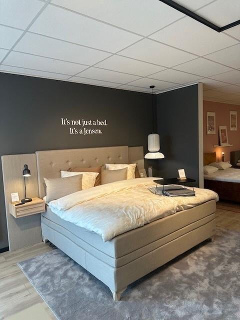 Jensen Icon Epic Supreme Boxspring - 210x210cm, Ophalen, Modern Scandinavisch, Overige maten, 210 cm
