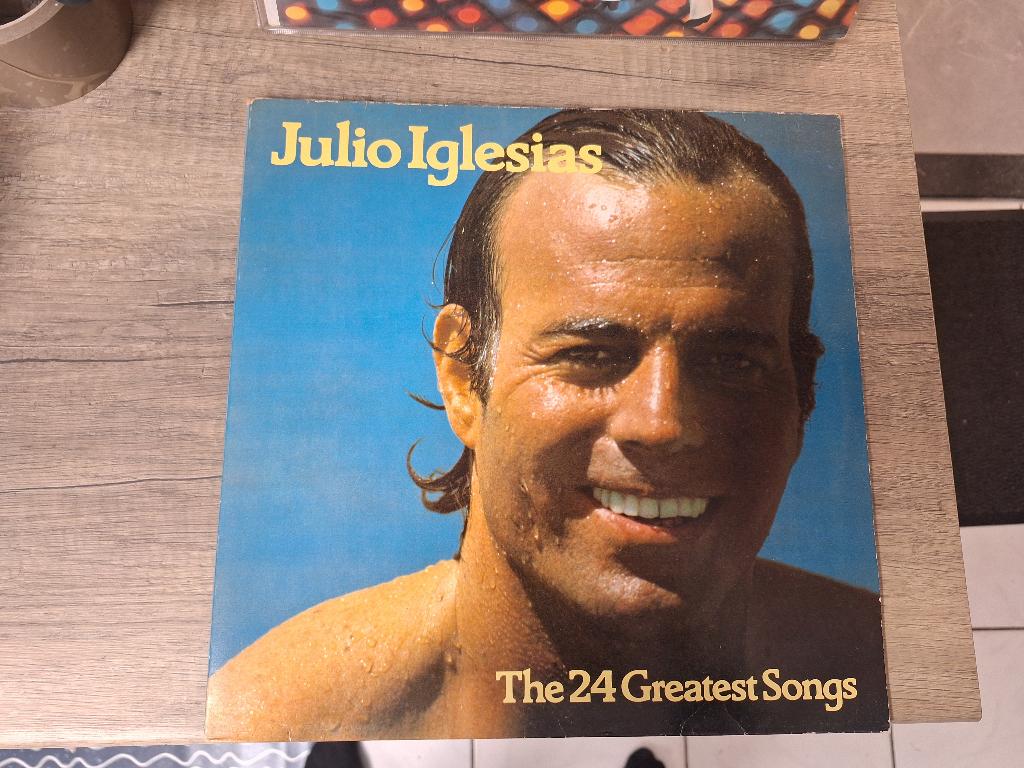 Vintage vinyl 2x lp album Julio Eglisias 24 greatest hits, Ophalen of Verzenden, Gebruikt, 12 inch
