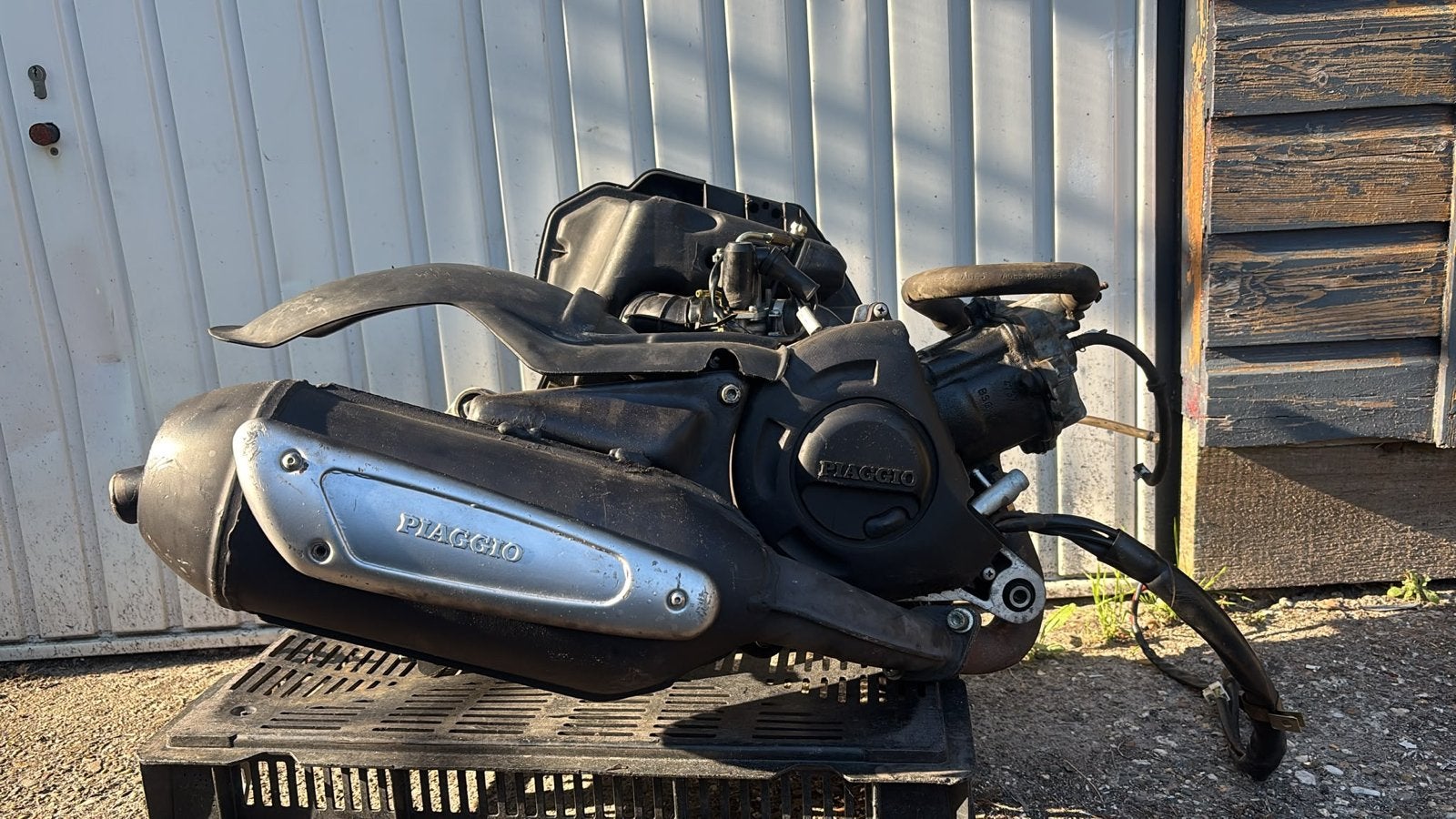 Hexagon 150cc blok incl. luchtfilter, CDI, bobine, radiateur, Ophalen, Gebruikt, Blok, Piaggio