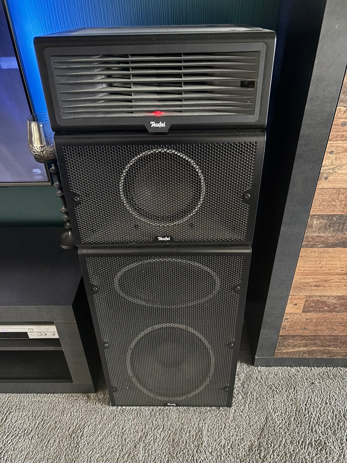 Teufel Hi-Fi speaker stereo, Audio, Tv en Foto, Luidsprekers, Gebruikt, Speakerset, Inclusief kabels, Ophalen