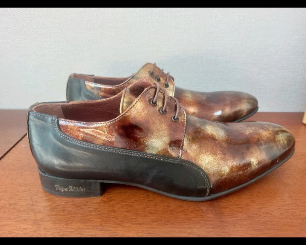 Unieke Pepe Milán "Camaleon" Herenschoenen, Overige kleuren, ., Pepe milan, Ophalen of Verzenden