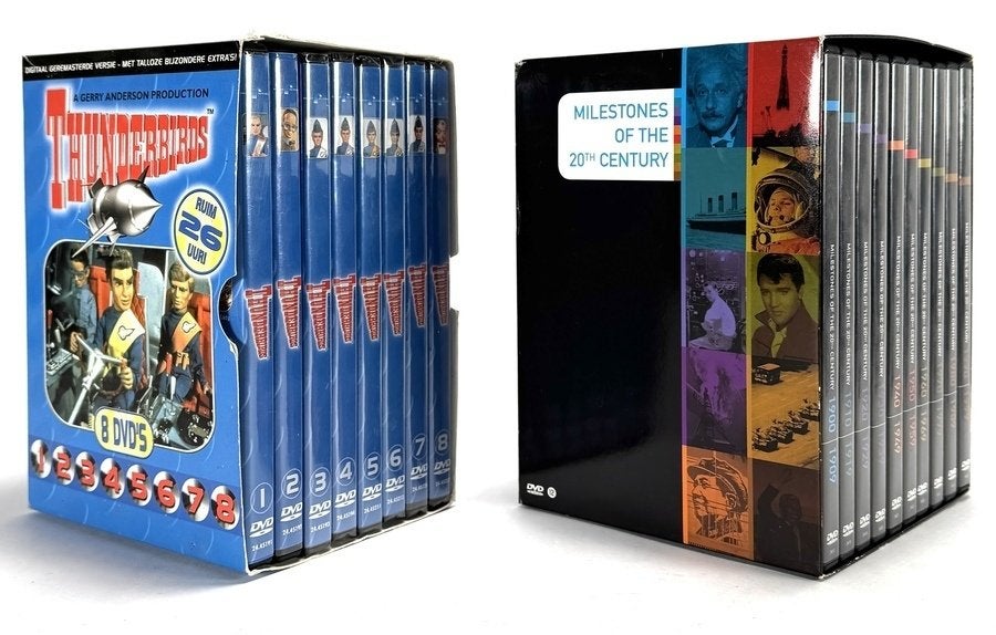 186. Dvd's - Thunderbirds en Milestones of the 20th Century, Ophalen