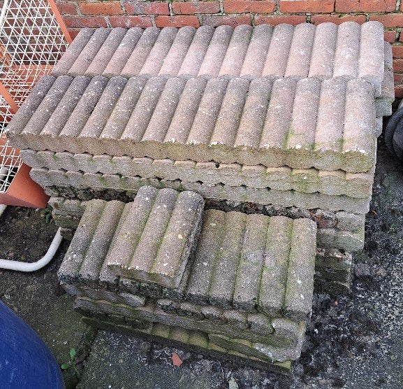 betonnen paaltjes betonnen Borders decoratie, Ophalen