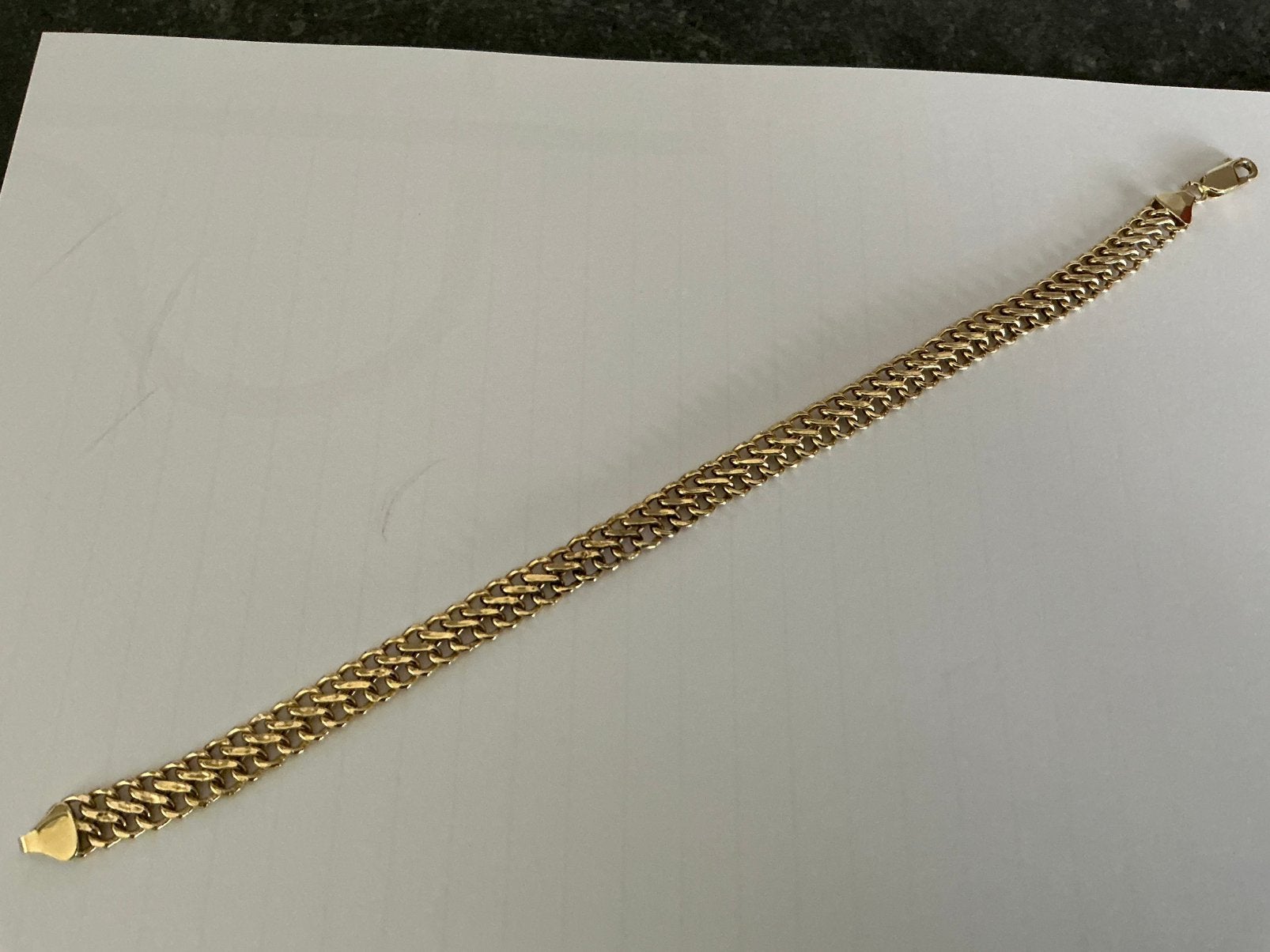 Gouden Armband 21 Cm. 585, Sieraden, Tassen en Uiterlijk, Kettingen, Ophalen, Zo goed als nieuw, Goud