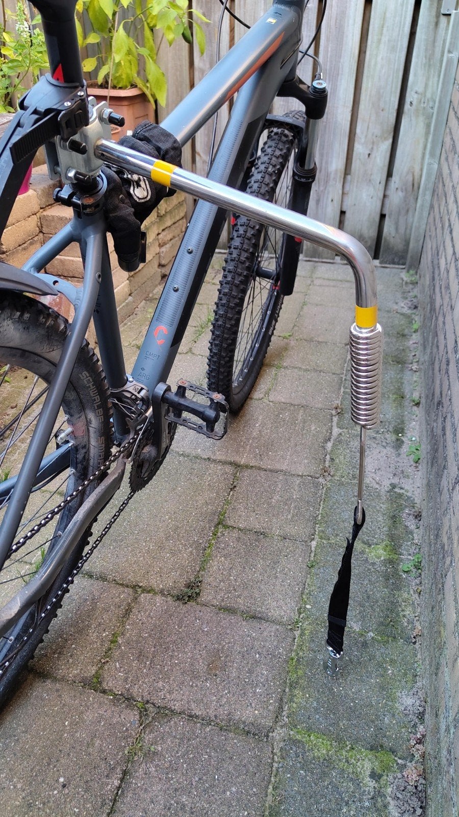 Fietsset (zonder fiets), Ophalen