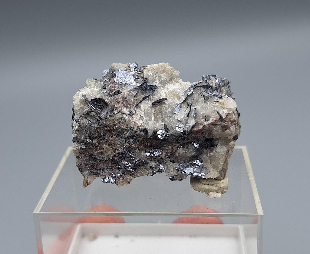 Molybdeniet - Niederpöbel, Saksen, Duitsland, Ophalen of Verzenden, Mineraal