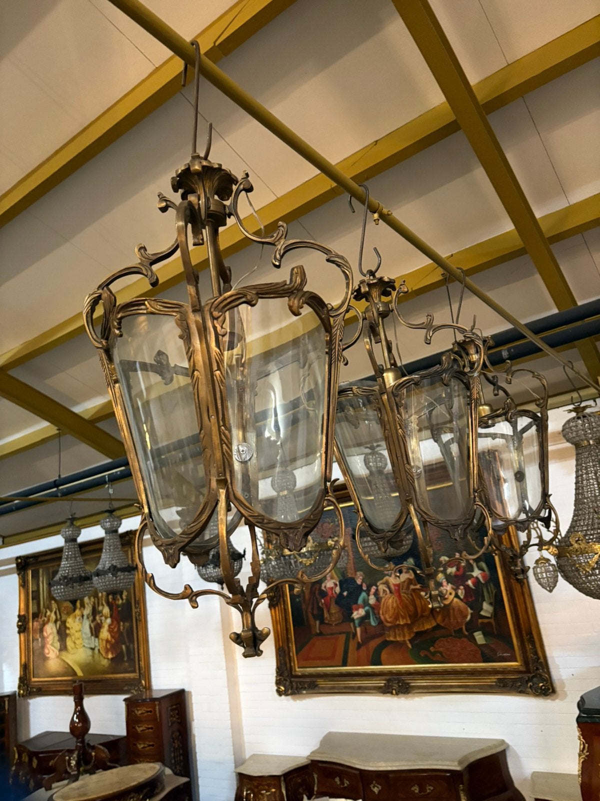 Hal lantaarn lampen, Ophalen of Verzenden, Zo goed als nieuw, Glas