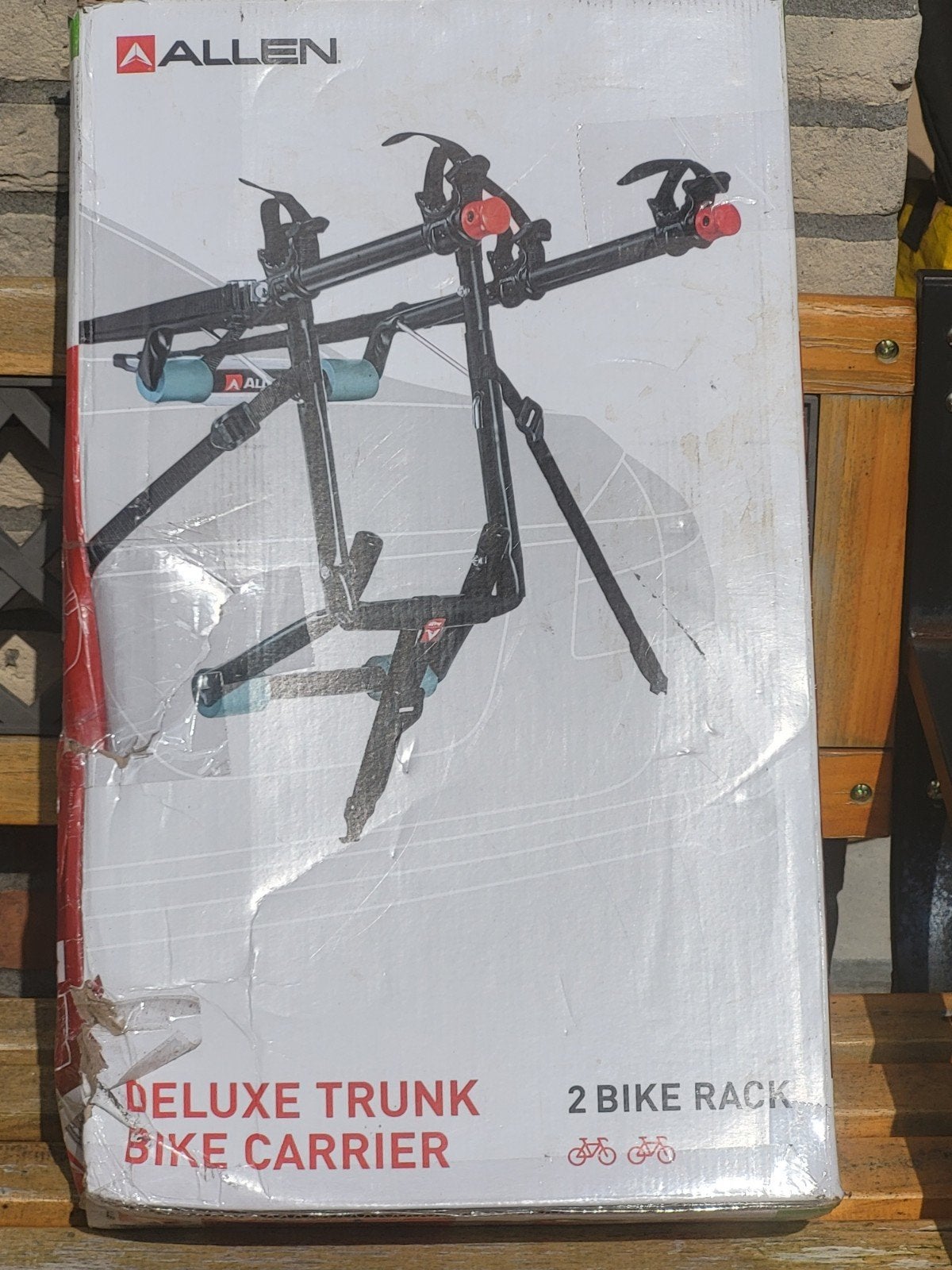 Allen Deluxe Trunk Fietsendrager voor 2 fietsen, Ophalen, 2 fietsen, Nieuw, Achterklepdrager