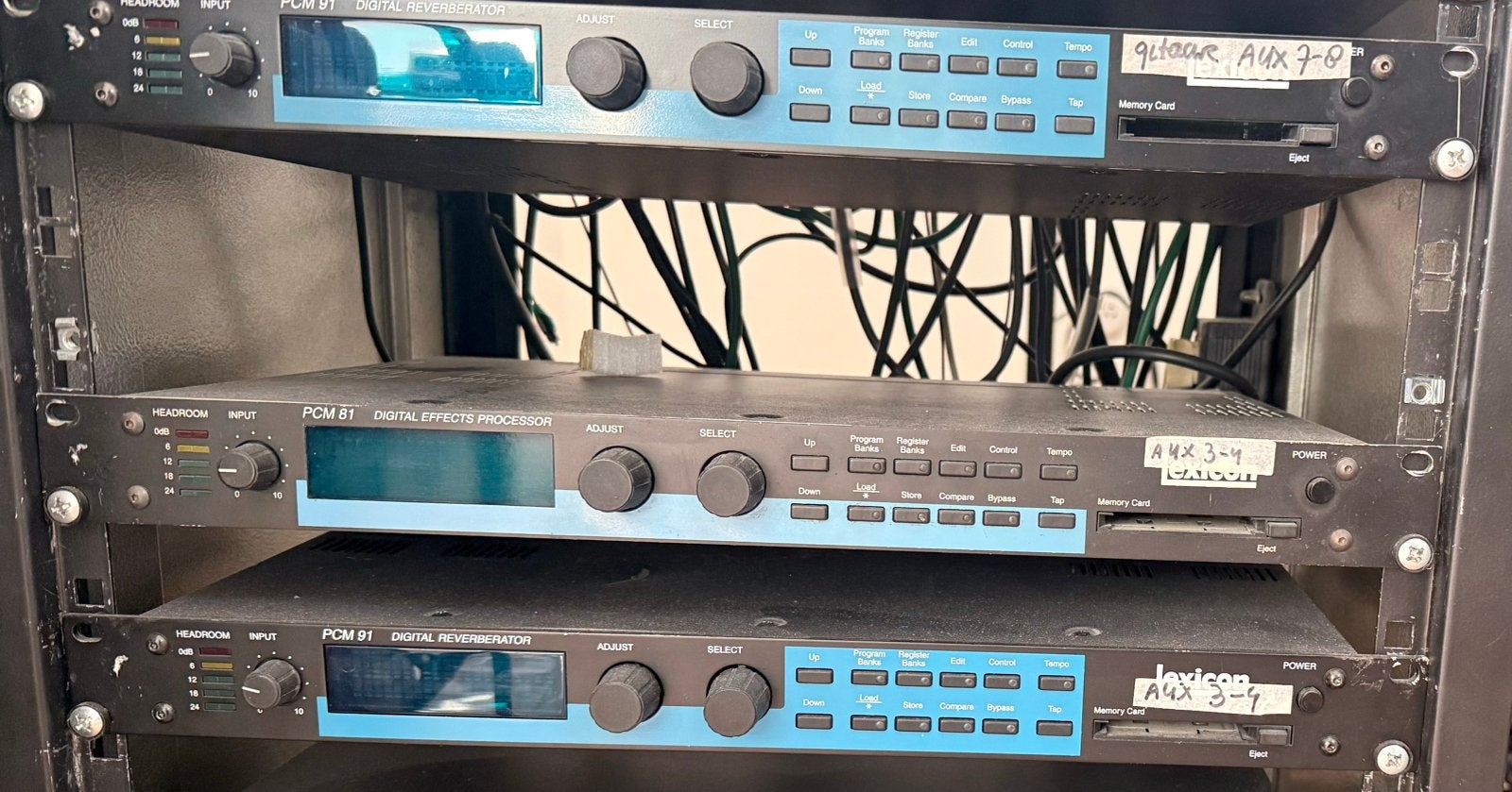 2x Lexicon PCM 91 Digital Reverb Processor (Set of per stuk), Ophalen, Gebruikt