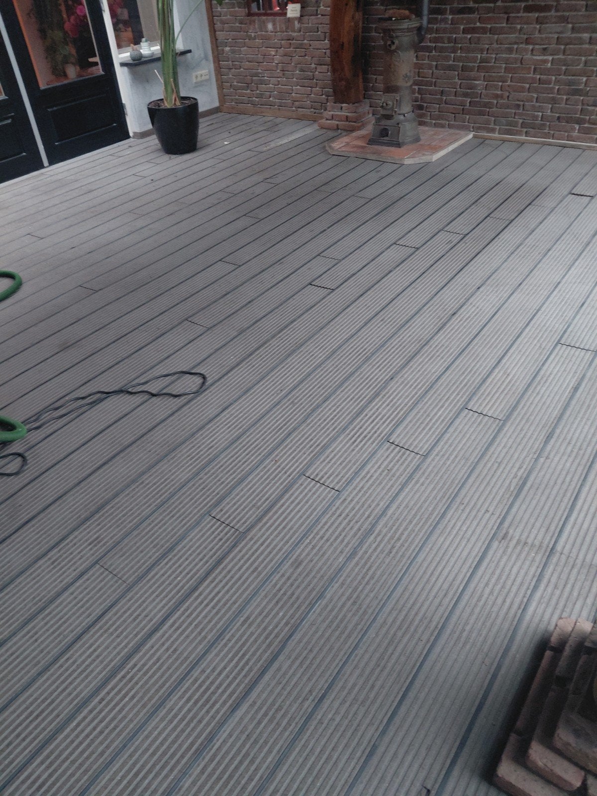 composiet vlonder planken grijs, Tuin en Terras, Ophalen, Composiet
