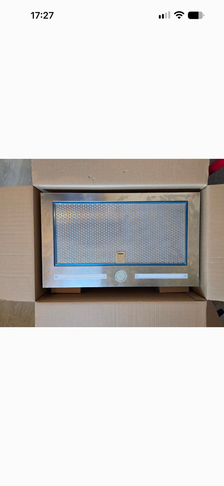 Nieuwe ikea afzuigkap underverk inbouw 60cm, Ophalen of Verzenden, Nieuw, 200 tot 400 m³ per uur, Onderbouw afzuigkap