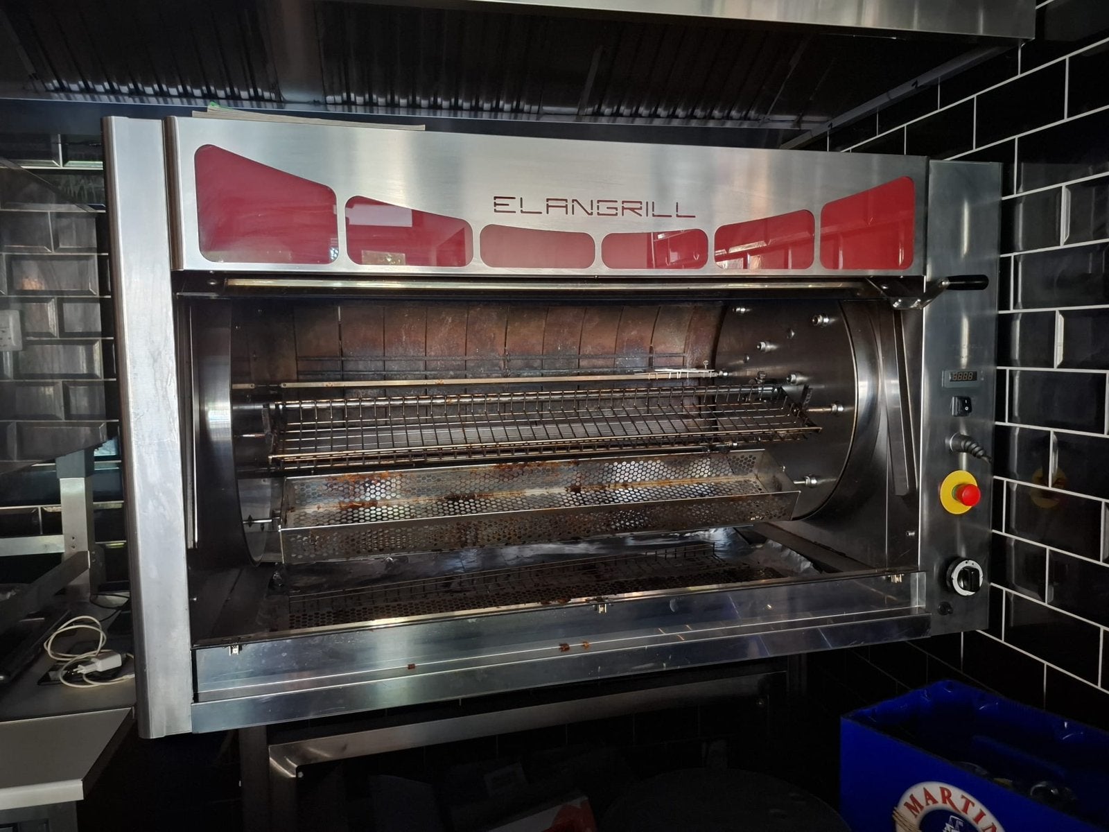 ELANGRILL Rotisserie Oven – Professionele Grill, Ophalen, Gebruikt, Ovens, Magnetrons en Steamers