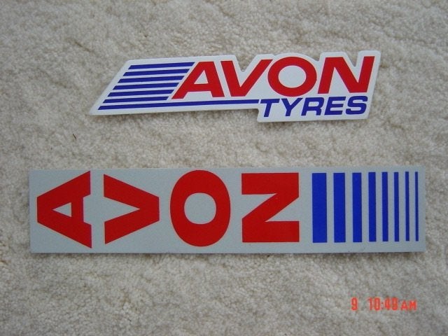 Zender stickers Avon tankpad Twin air Bos uitlaten, Ophalen of Verzenden