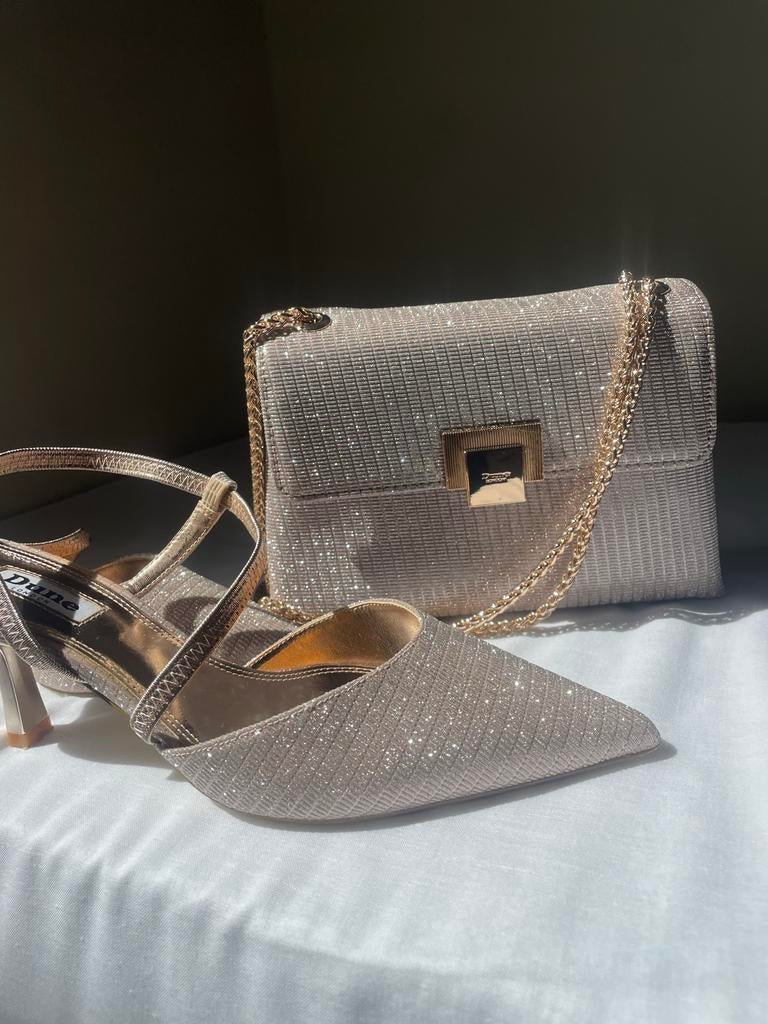 Dune London Pumps met hak en bijpassende clutch, Kleding | Dames, Schoenen, Pumps, Overige kleuren, Ophalen of Verzenden, Zo goed als nieuw