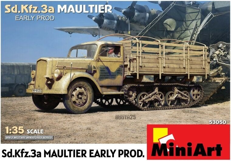 MINIART SD.KFZ.3A MAULTIER EARLY PROD (OPEL BLITZ) 1:35, Overige merken, Auto, Verzenden, 1:32 tot 1:50