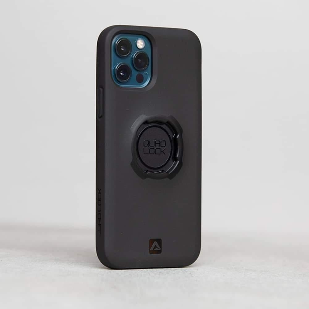 iPhone 12 Quadlock MAG Case, Kunststof, Zwart, Rondom bescherming, Quad Lock
