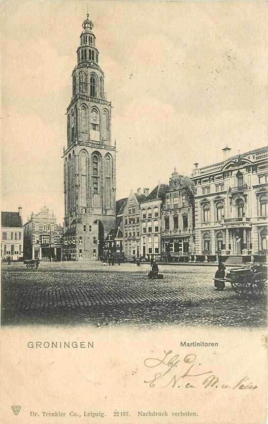 380-609-031 Groningen Martini Toren, Verzenden, Voor 1920, Groningen