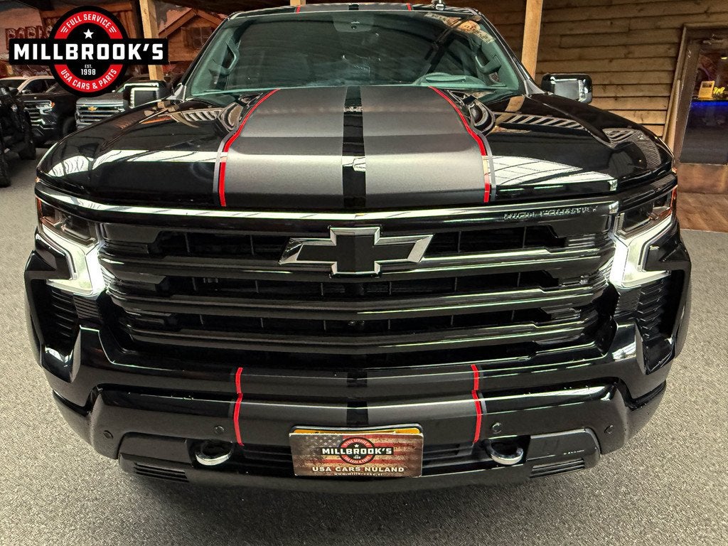 Chevrolet Silverado high country 6.2 V8 BOSE, Adaptieve crui, Auto's, Automaat, Zwart, Automatische klimaatregeling, Zwart
