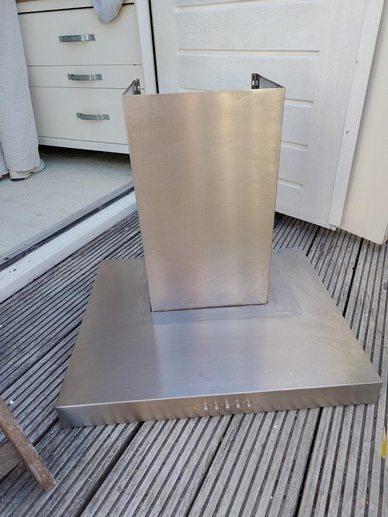 Afzuigkap, Witgoed en Apparatuur, Afzuigkappen, Ophalen, Gebruikt, Wandschouwkap, Vrijstaand