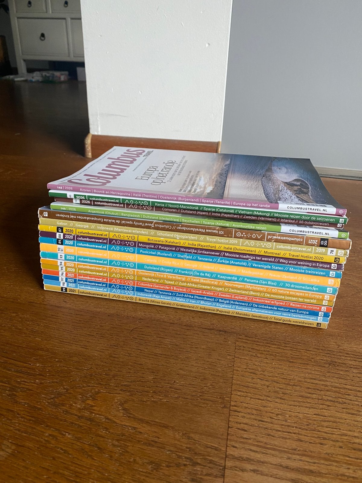 Columbus Travel reistijdschriften, Ophalen of Verzenden, Zo goed als nieuw, Overige typen
