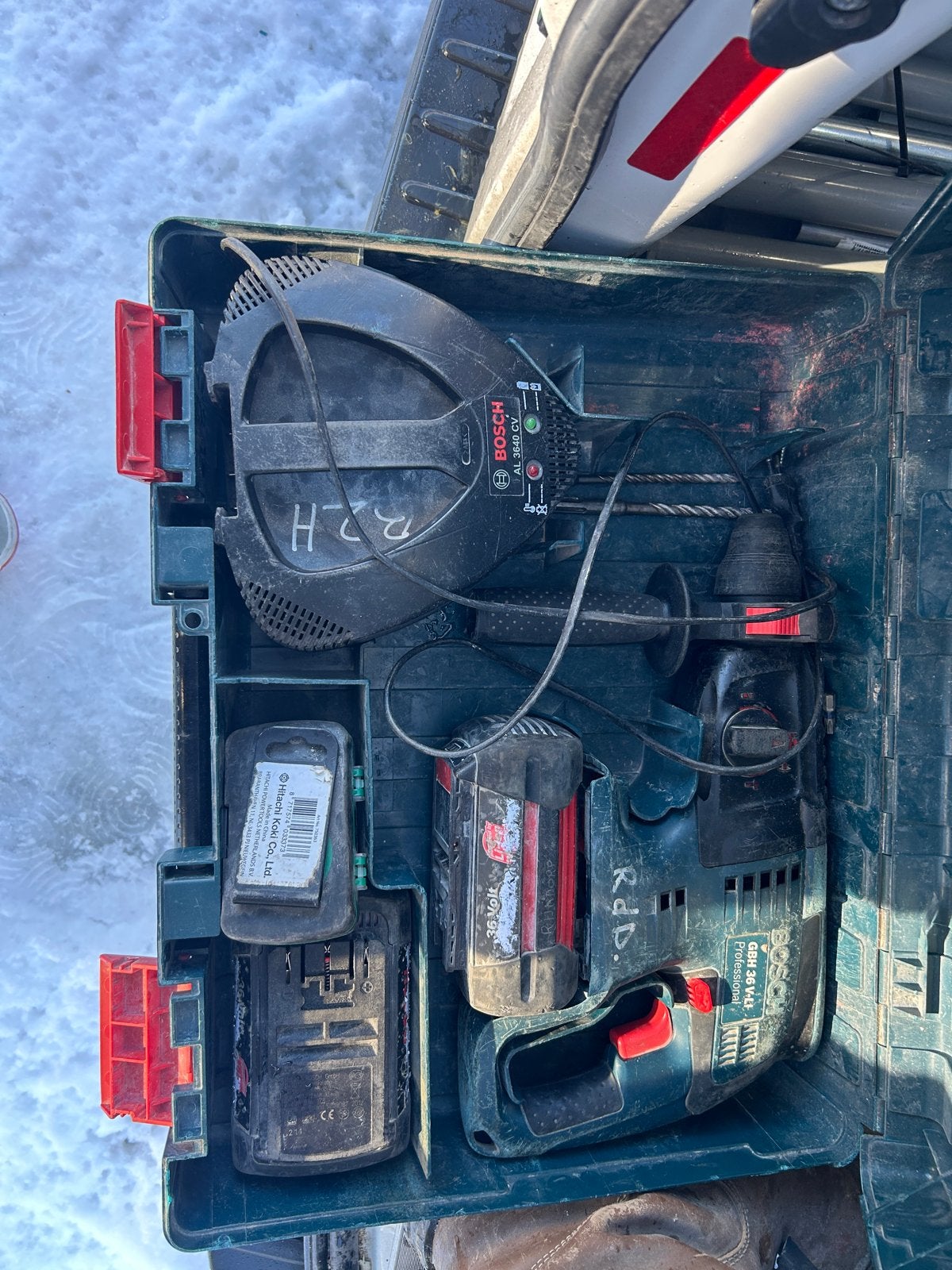 Bosch GBH 36 V-Li Professional Boorhamer met Accu's, Ophalen, Boor- en/of Breekhamer, Klopboormechanisme, Gebruikt