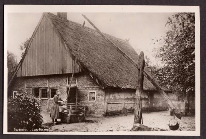 Twente, Los Hoes. 1949., Ophalen of Verzenden, 1940 tot 1960, Ongelopen, Overijssel