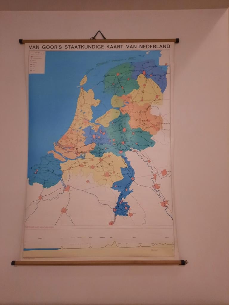 Van Goor's staatkundige kaart van Nederland, Ophalen