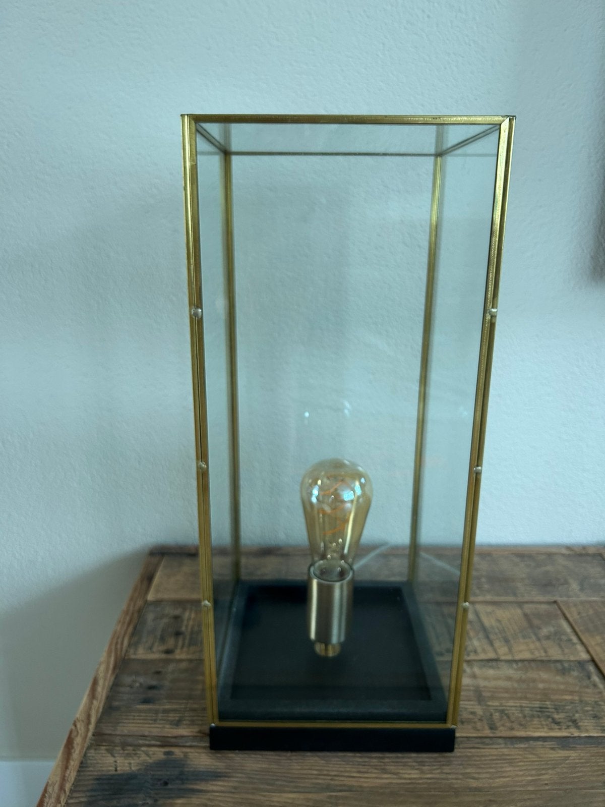 Mooie goud, zwarte lamp, Ophalen, Gebruikt