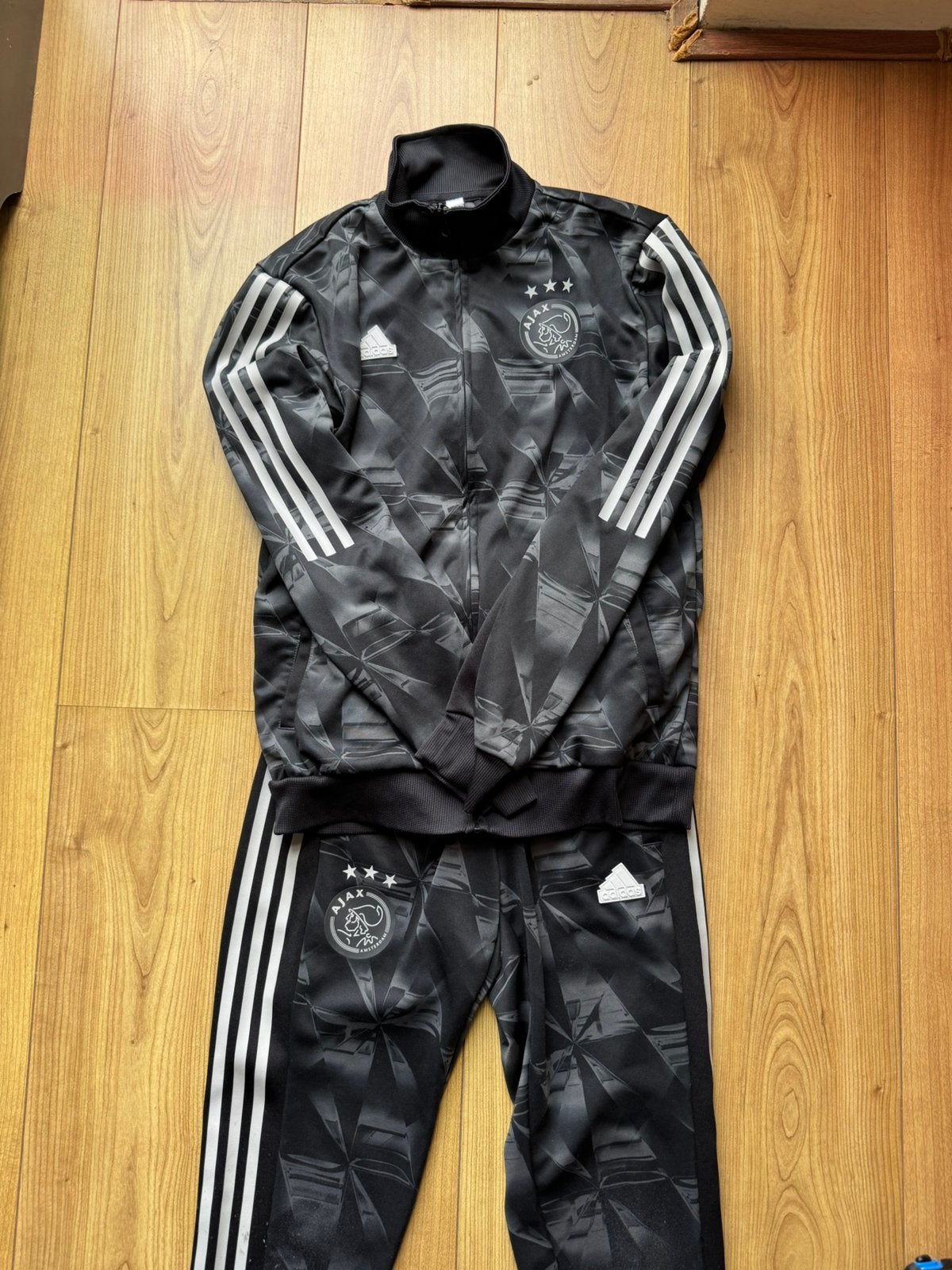 Trainingspak ajax amsterdam, Blauw, Ophalen of Verzenden, Zo goed als nieuw, Voetbal