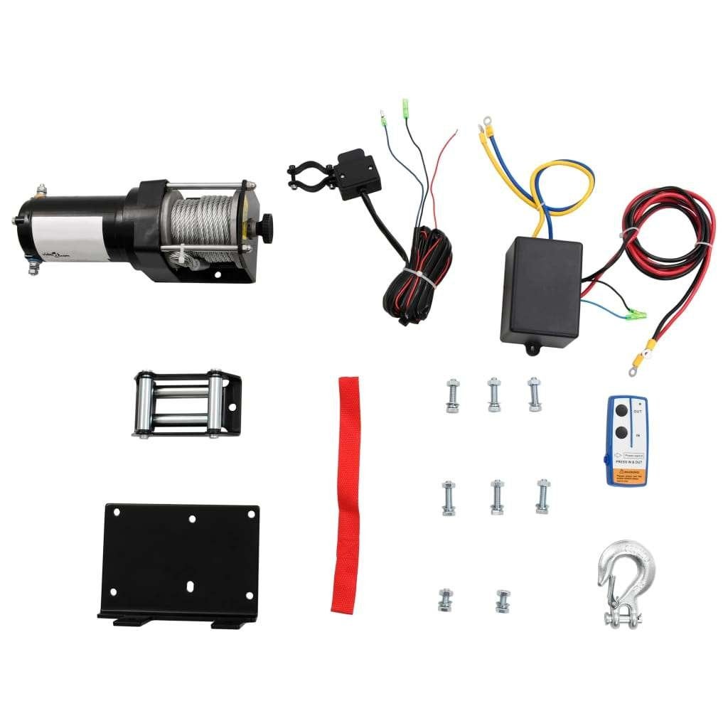 Elektrische lier autolier 12V 1360 KG GRATIS BEZORGD, Auto diversen, Verzenden, Nieuw, Nvt, Nvt