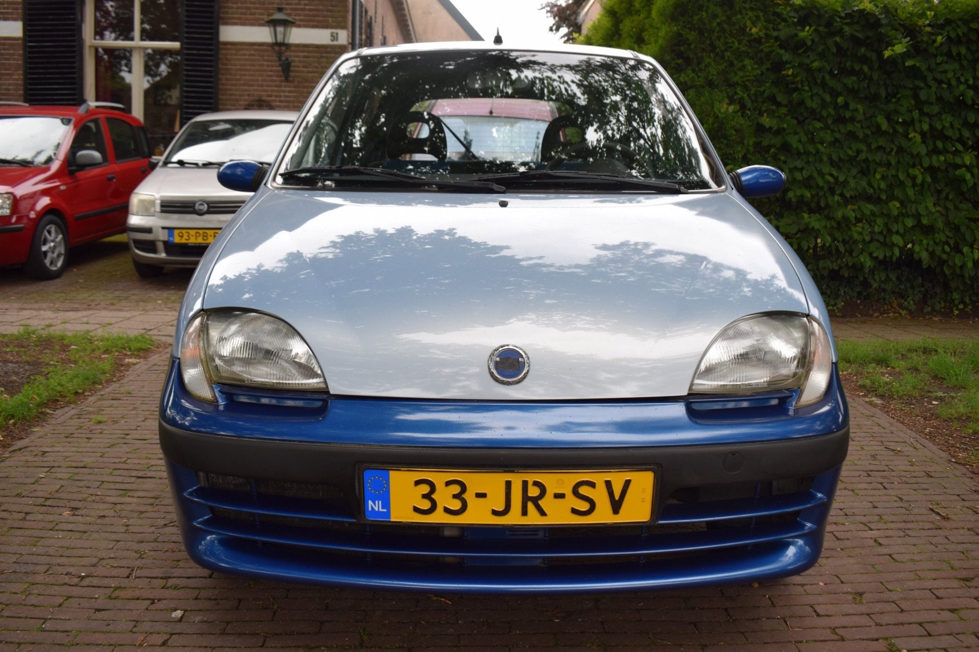 Fiat Seicento 1.1 Team Trekhaak/LMV, Voorwielaandrijving, Metallic lak, Blauw, Origineel Nederlands