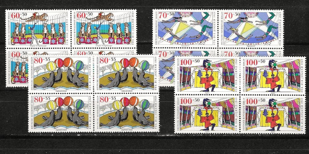 Berlijn 838-841 postfris blok van 4, Ophalen of Verzenden, BRD, Postfris