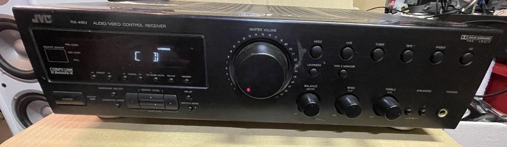 JVC RX-416V AV Receiver, Gebruikt, JVC, Ophalen of Verzenden, 120 watt of meer