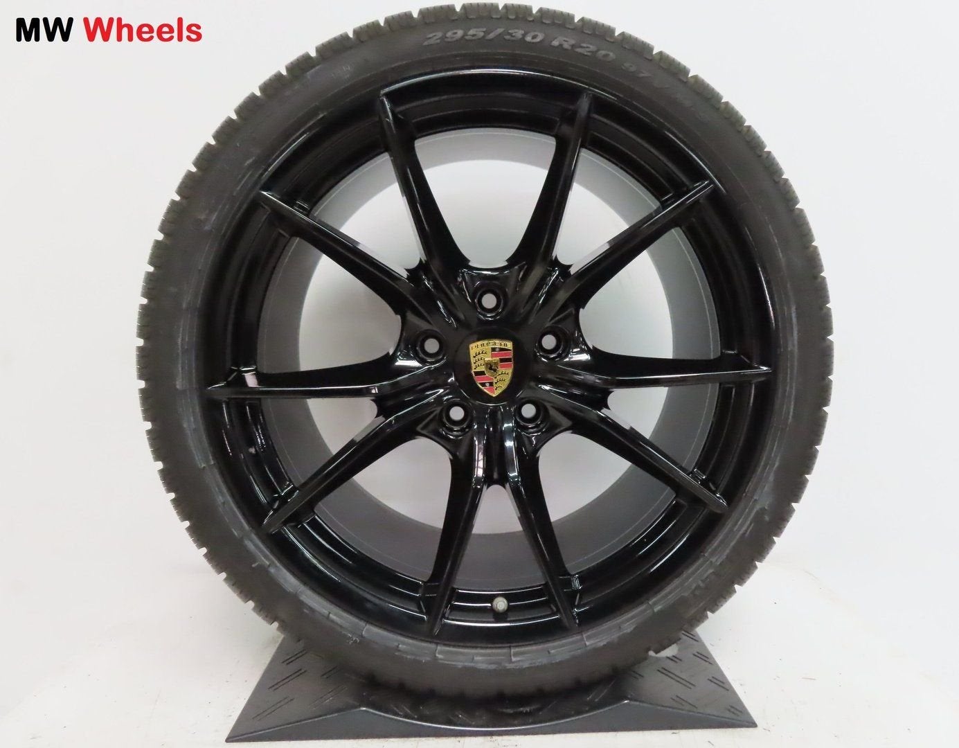 Porsche 20 inch 911 991.2 MKII 4 en 4S velgen winterbanden, Gebruikt, -, -, Banden en Velgen