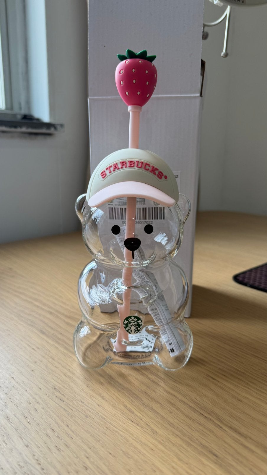 Starbucks Pink bearista Glass Limited edition, Ophalen of Verzenden, Zo goed als nieuw