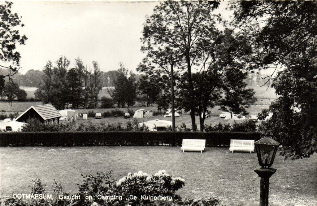 Ootmarsum, Gezicht op Camping De Kuiperberg - 1969 - ongelop, Ophalen of Verzenden, 1960 tot 1980, Ongelopen, Overijssel
