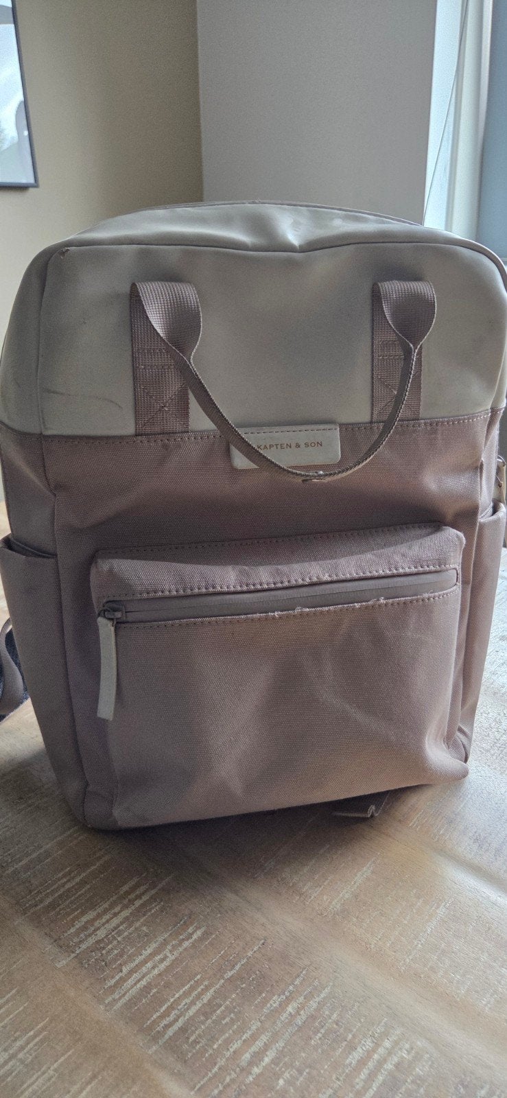 Kapten & Son Rugzak - Taupe Kleur, Sieraden, Tassen en Uiterlijk, Tassen | Rugtassen, Ophalen, Gebruikt, Overige merken