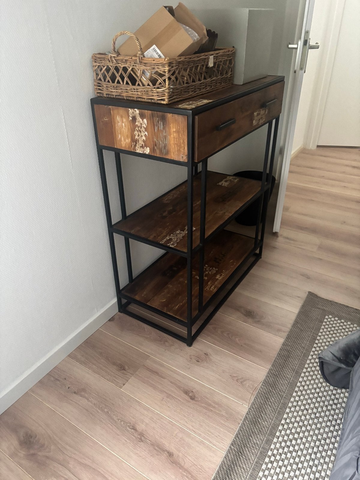 Dressoir Bali collectie De Troubadour (96x80x40 cm), Ophalen, 50 tot 100 cm, Zo goed als nieuw, Met lade(s)