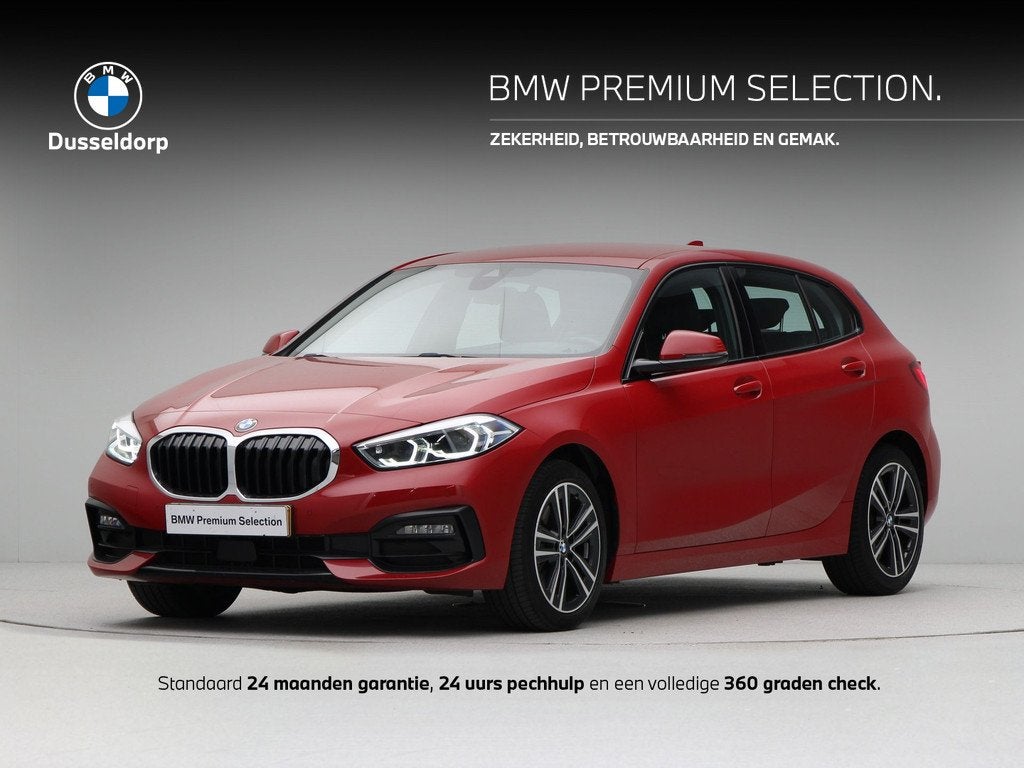 BMW 1 Serie 118i Model Sport Line (bj 2021, automaat), Auto's, BMW, 136 pk, Gebruikt, Met garantie (alle), Alcantara
