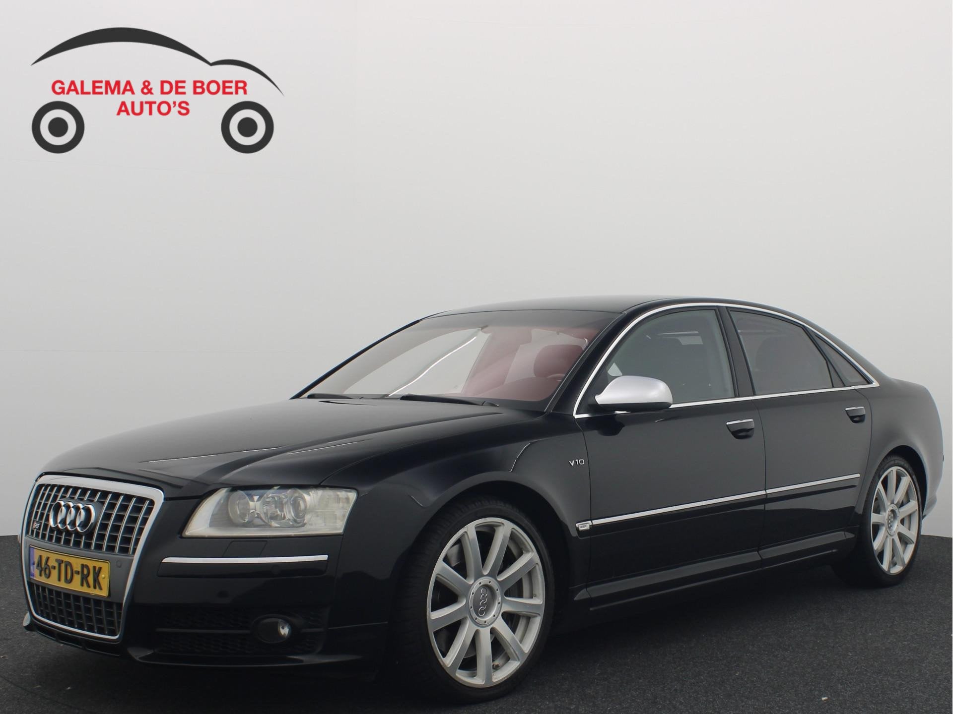 Audi S8 5.2 S8 Pro Line NL-AUTO / BANG&OLUFSEN / LUCHTVERING, Auto's, Audi, Automaat, Gebruikt, Zwart, 5204 cc